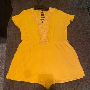 Sun Yellow Breezy Romper